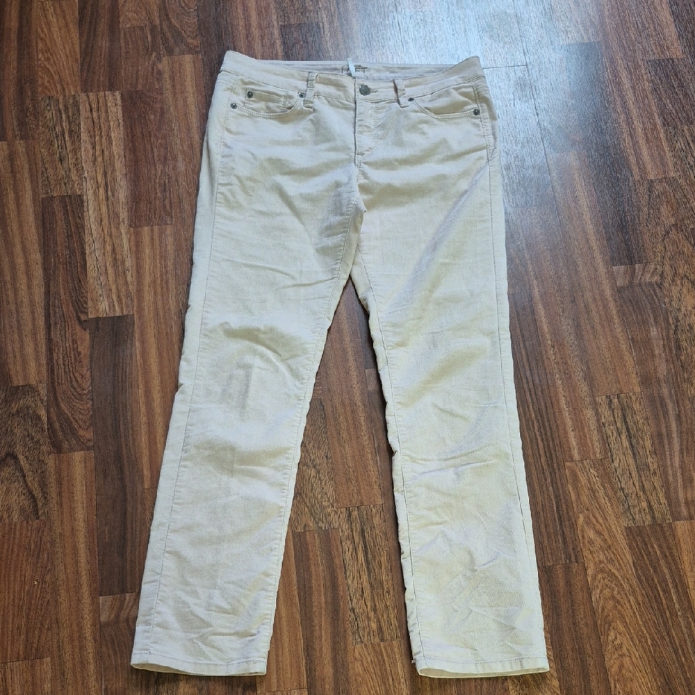 LOFT Light Pink Corduroy Trousers